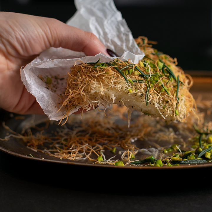 Junk Boat Party Catering Companies Hong Kong: Francis middle eastern junk packages, Knafeh from FRANCIS