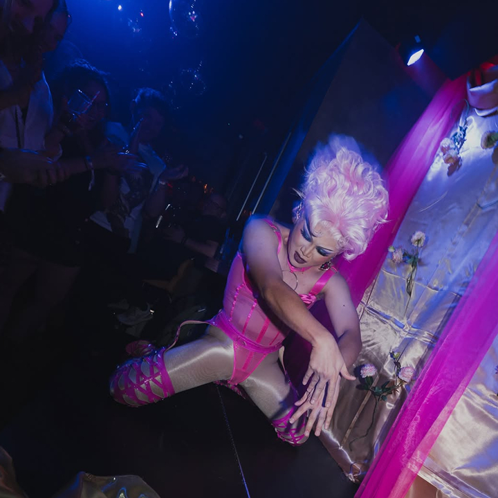 drag show with an audience at Fa Gai, Best LGBTQ+ Bars & Clubs In Hong Kong Where To Celebrate Pride Month gay bars Hong Kong, gay club, lgbtq+ bars; Fa Gai HK