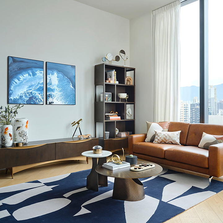furniture store hong kong shopping sofa beds dining table homeware Indigo Living; living room furniture set up