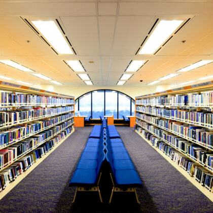 Hong Kong Best Public Libraries: interior of Hong Kong Central Library