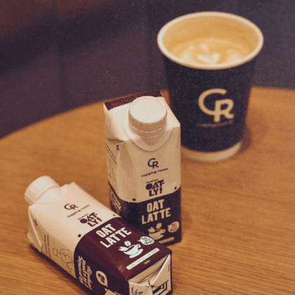 cupping room hong kong dairy free oat milk latte oatly lactose free vegan cafe