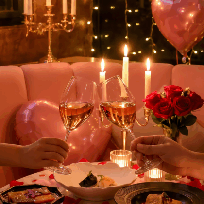 Valentine's Day menu HK, V day menu