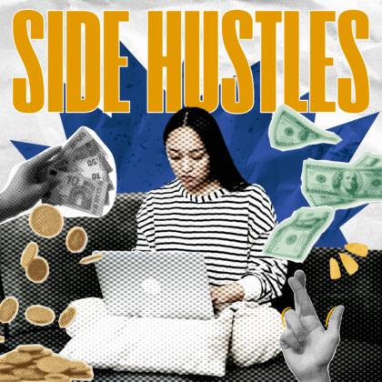 side hustle lifestyle work money gig economy extra income cash