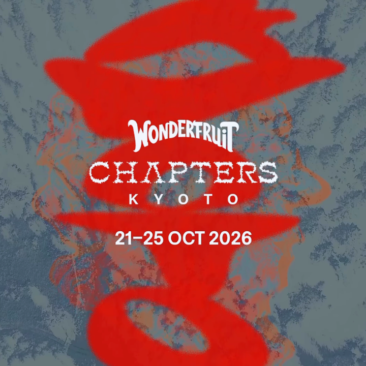 wonderfruit chapters kyoto october 2026 music festivals launch poster